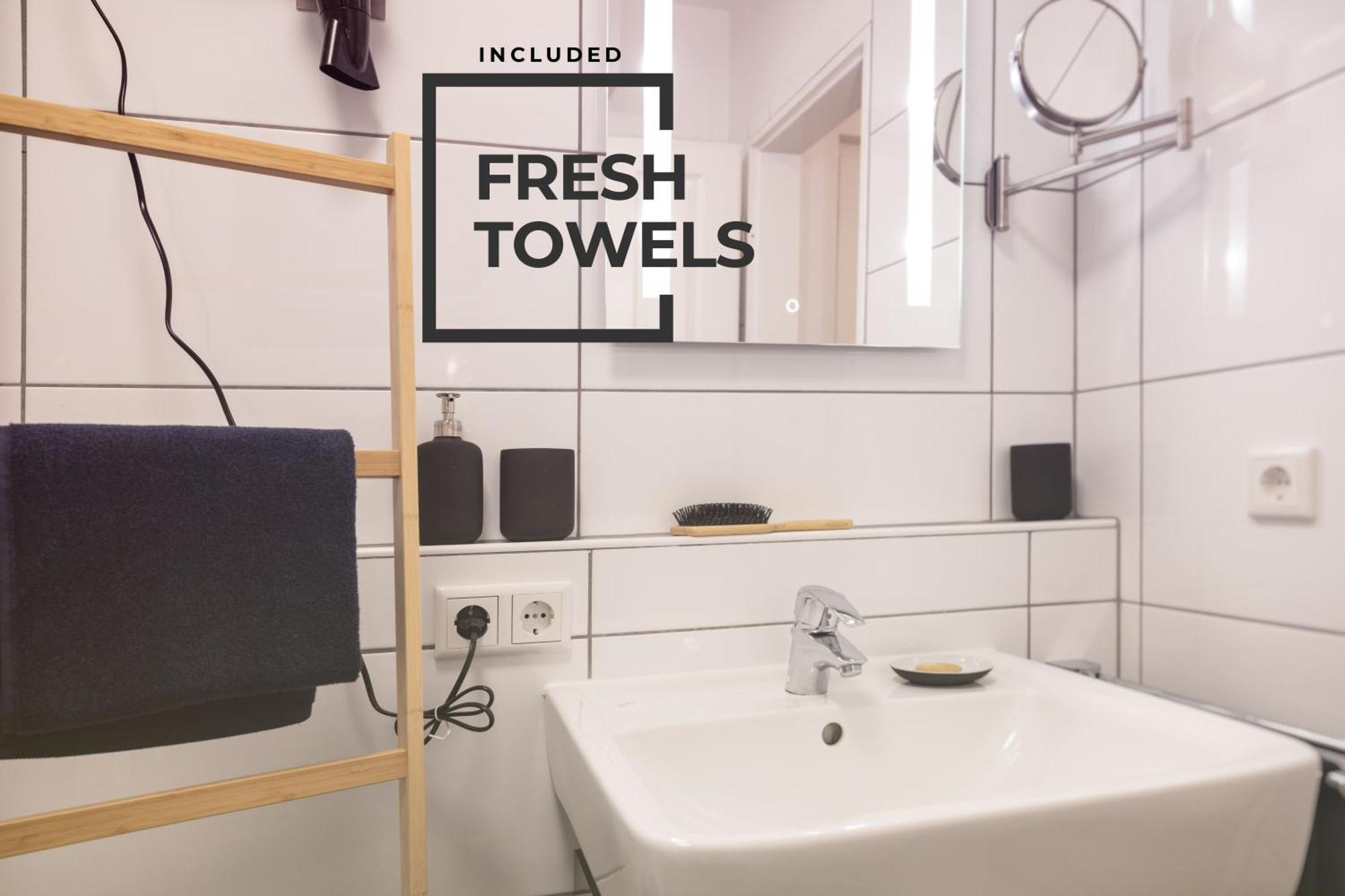 Hochwertig - Ruhig - Parkplatz - 15 Min Zur Messe Apartment *